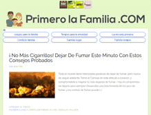 Tablet Screenshot of primerolafamilia.com